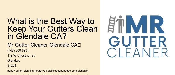 What is the Best Way to Keep Your Gutters Clean in Glendale CA?