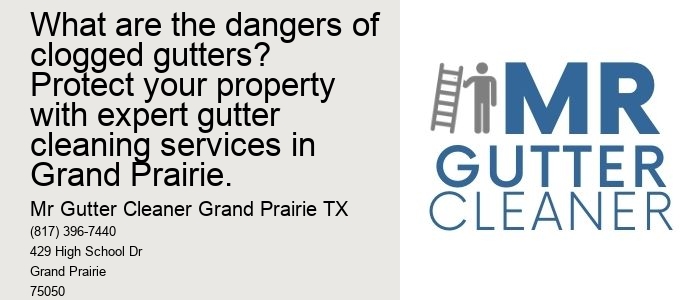 What are the dangers of clogged gutters? Protect your property with expert gutter cleaning services in Grand Prairie.