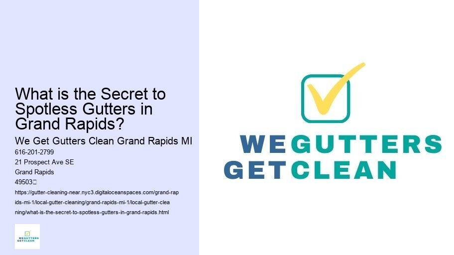 What is the Secret to Spotless Gutters in Grand Rapids? 