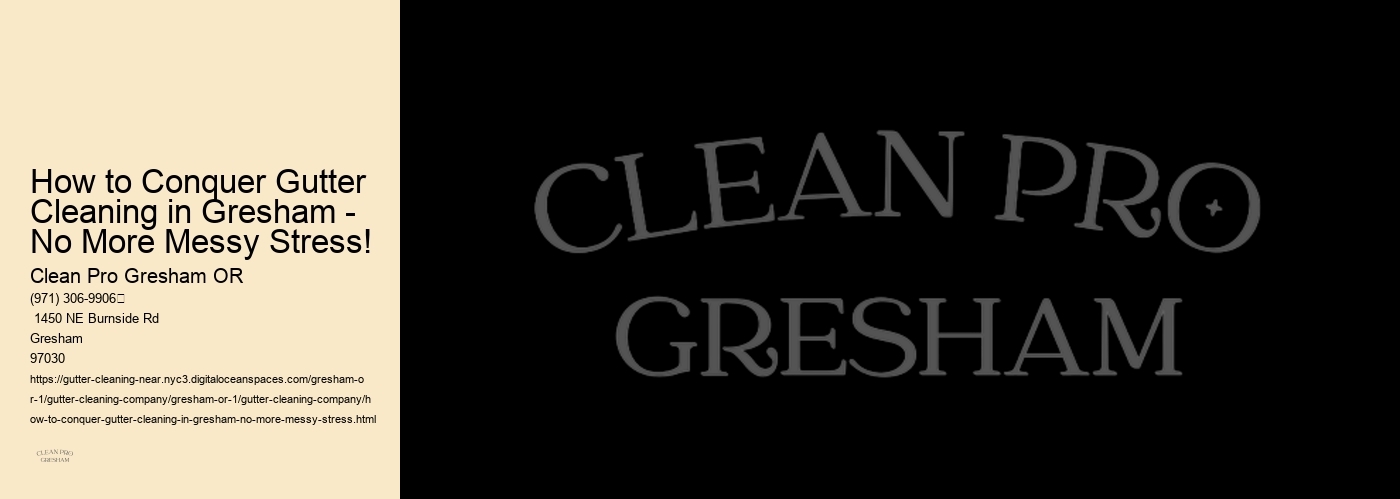 How to Conquer Gutter Cleaning in Gresham - No More Messy Stress!