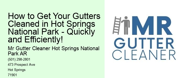 How to Get Your Gutters Cleaned in Hot Springs National Park - Quickly and Efficiently! 