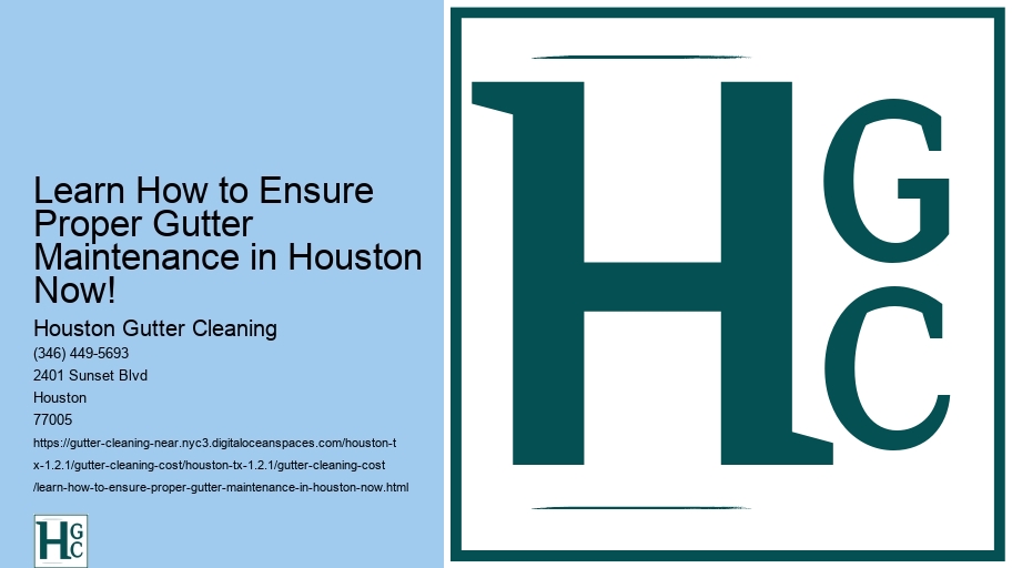 Learn How to Ensure Proper Gutter Maintenance in Houston Now!