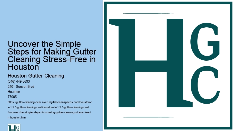 Uncover the Simple Steps for Making Gutter Cleaning Stress-Free in Houston 