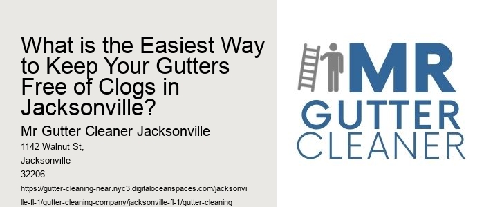 What is the Easiest Way to Keep Your Gutters Free of Clogs in Jacksonville?