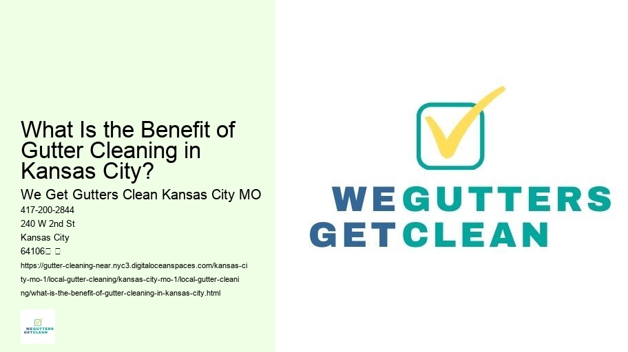 What Is the Benefit of Gutter Cleaning in Kansas City?