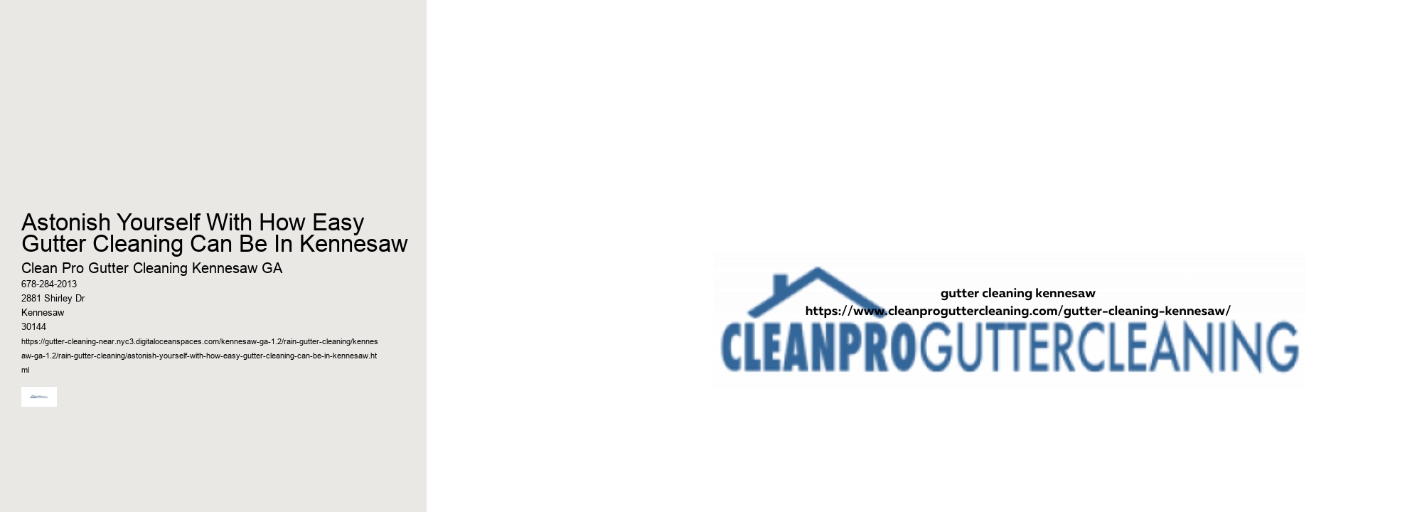 Astonish Yourself With How Easy Gutter Cleaning Can Be In Kennesaw 