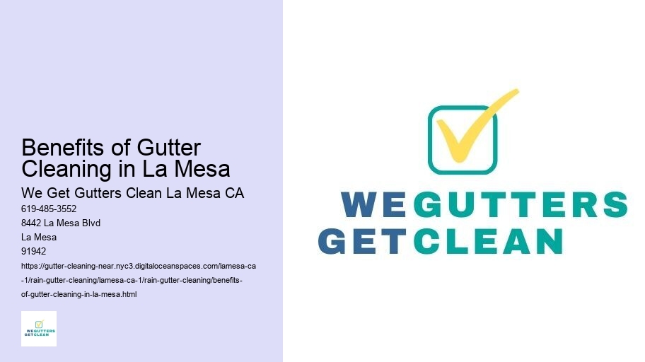 Benefits of Gutter Cleaning in La Mesa 