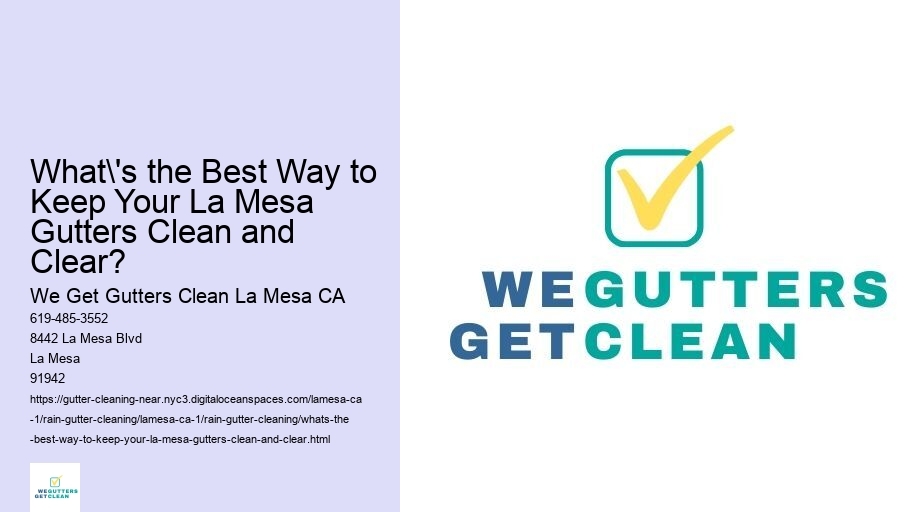 What's the Best Way to Keep Your La Mesa Gutters Clean and Clear?
