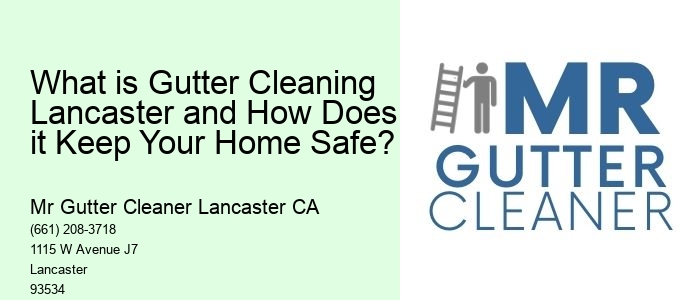 What is Gutter Cleaning Lancaster and How Does it Keep Your Home Safe? 