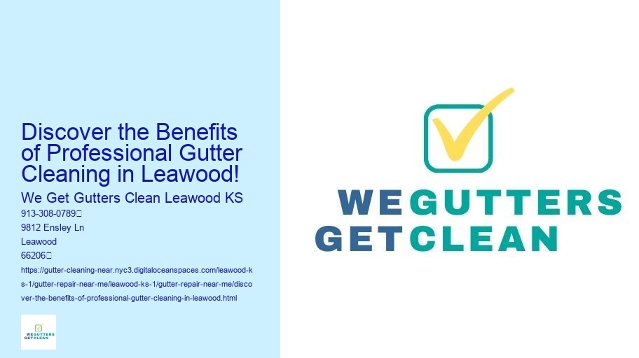 Discover the Benefits of Professional Gutter Cleaning in Leawood!