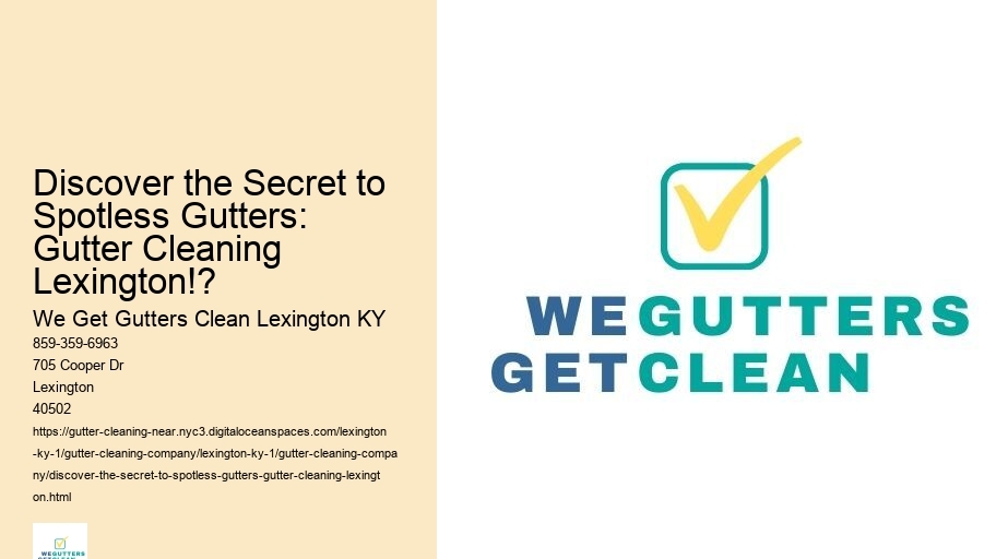 Discover the Secret to Spotless Gutters: Gutter Cleaning Lexington!?