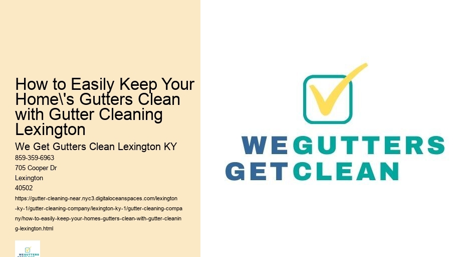 How to Easily Keep Your Home's Gutters Clean with Gutter Cleaning Lexington 