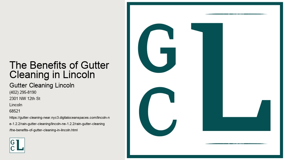 The Benefits of Gutter Cleaning in Lincoln