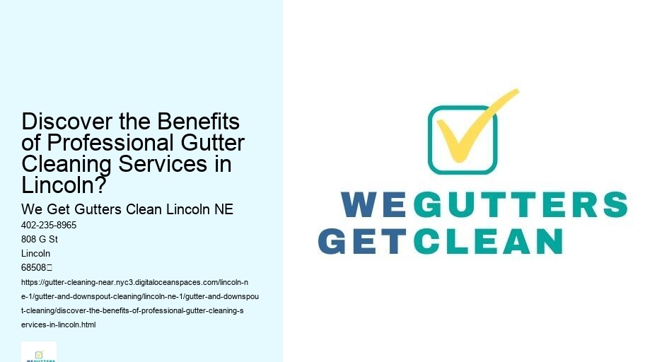 Discover the Benefits of Professional Gutter Cleaning Services in Lincoln?
