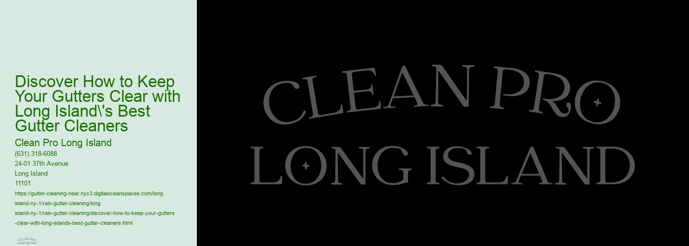 Discover How to Keep Your Gutters Clear with Long Island's Best Gutter Cleaners 