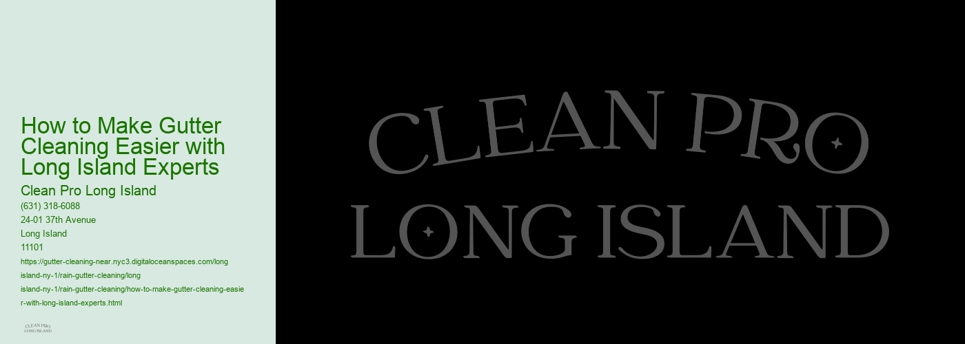How to Make Gutter Cleaning Easier with Long Island Experts