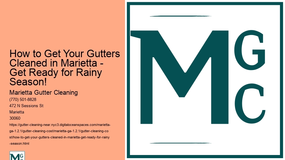 How to Get Your Gutters Cleaned in Marietta - Get Ready for Rainy Season! 