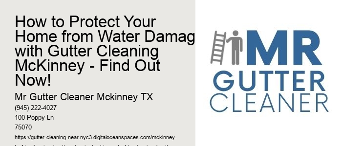 How to Protect Your Home from Water Damage with Gutter Cleaning McKinney - Find Out Now!