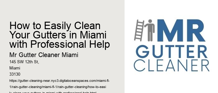 How to Easily Clean Your Gutters in Miami with Professional Help 