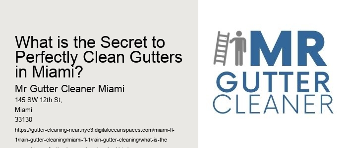 What is the Secret to Perfectly Clean Gutters in Miami? 