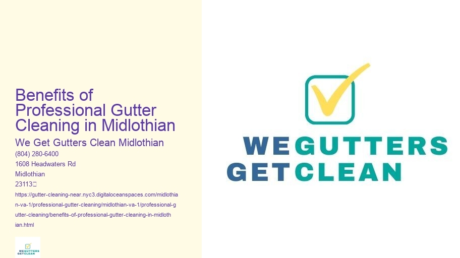 Benefits of Professional Gutter Cleaning in Midlothian 
