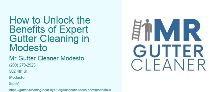 How to Unlock the Benefits of Expert Gutter Cleaning in Modesto 