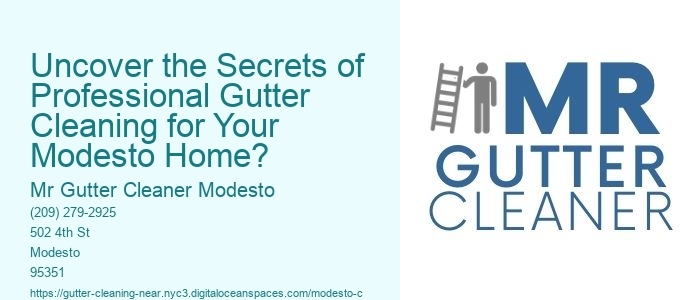Uncover the Secrets of Professional Gutter Cleaning for Your Modesto Home?