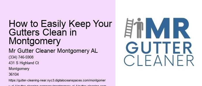 How to Easily Keep Your Gutters Clean in Montgomery