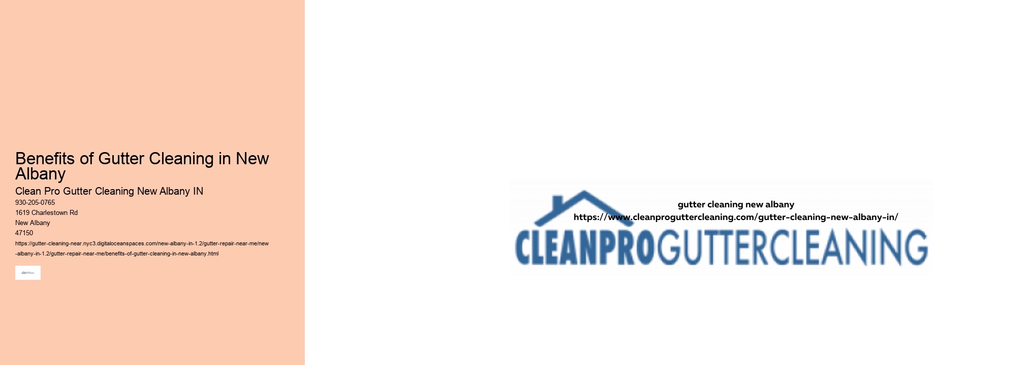 Benefits of Gutter Cleaning in New Albany 