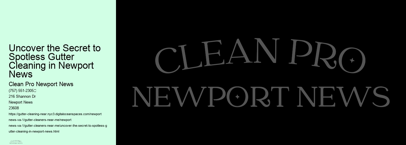 Uncover the Secret to Spotless Gutter Cleaning in Newport News 