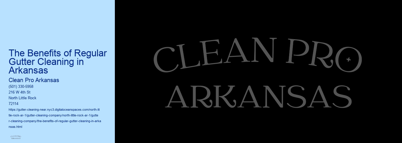 The Benefits of Regular Gutter Cleaning in Arkansas 
