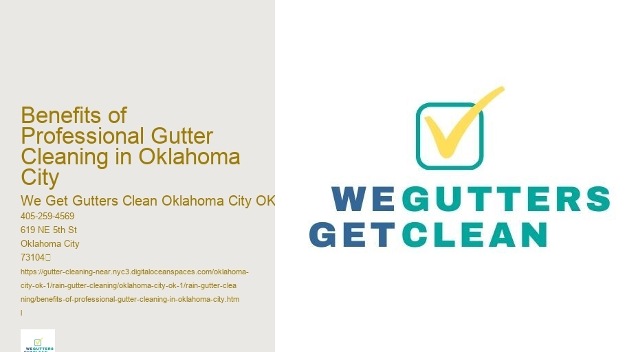 Benefits of Professional Gutter Cleaning in Oklahoma City