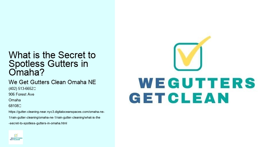 What is the Secret to Spotless Gutters in Omaha? 