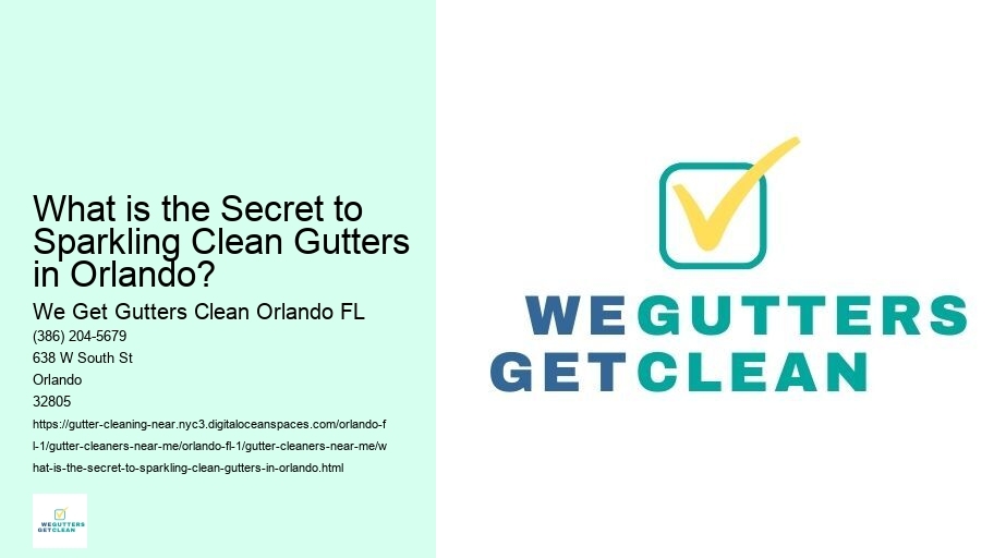 What is the Secret to Sparkling Clean Gutters in Orlando? 