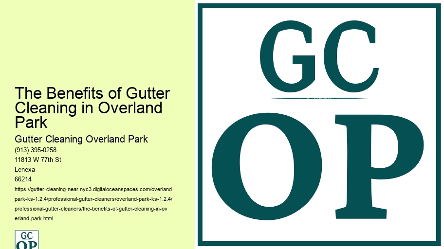 The Benefits of Gutter Cleaning in Overland Park
