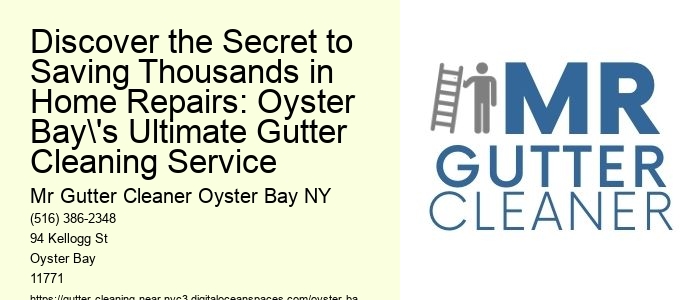 Discover the Secret to Saving Thousands in Home Repairs: Oyster Bay's Ultimate Gutter Cleaning Service
