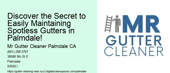 Discover the Secret to Easily Maintaining Spotless Gutters in Palmdale!