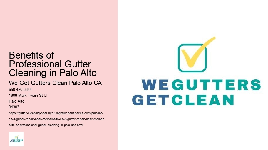 Benefits of Professional Gutter Cleaning in Palo Alto 