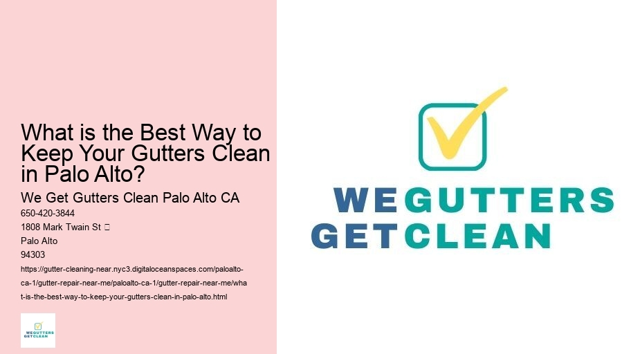 What is the Best Way to Keep Your Gutters Clean in Palo Alto?