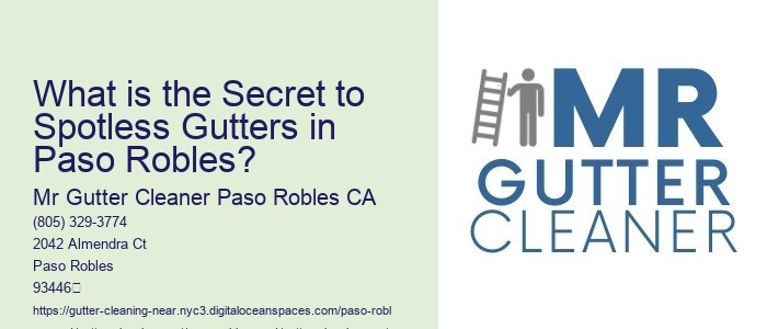 What is the Secret to Spotless Gutters in Paso Robles? 