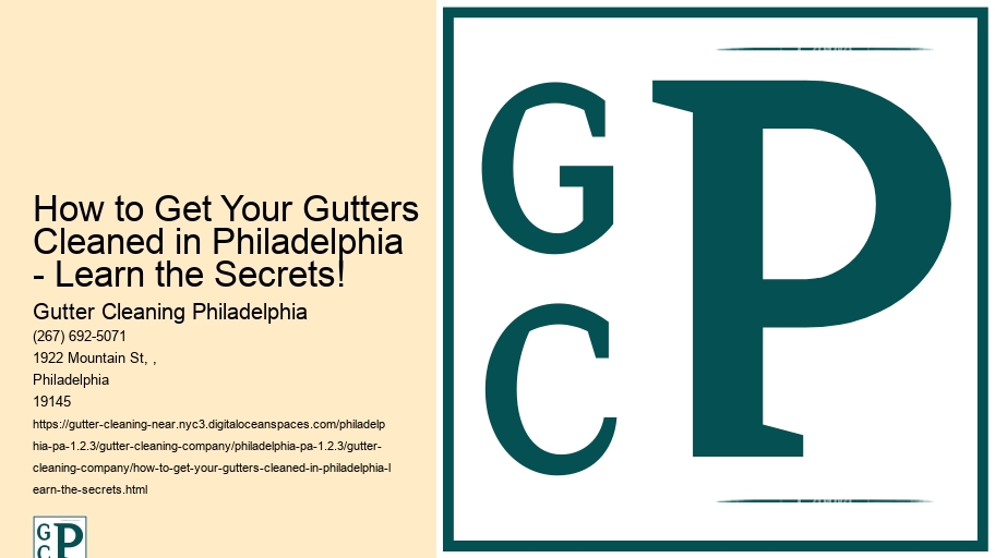 How to Get Your Gutters Cleaned in Philadelphia - Learn the Secrets!