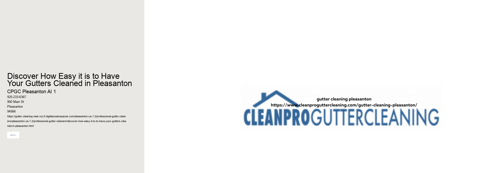 Discover How Easy it is to Have Your Gutters Cleaned in Pleasanton
