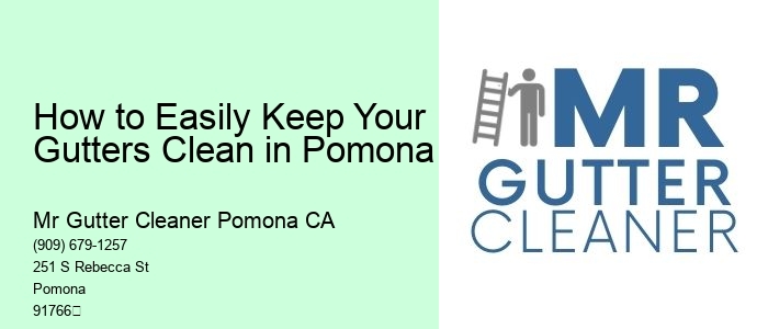 How to Easily Keep Your Gutters Clean in Pomona 