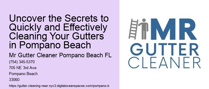 Uncover the Secrets to Quickly and Effectively Cleaning Your Gutters in Pompano Beach