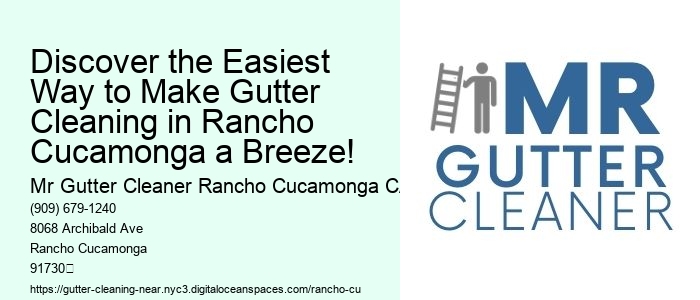 Discover the Easiest Way to Make Gutter Cleaning in Rancho Cucamonga a Breeze!