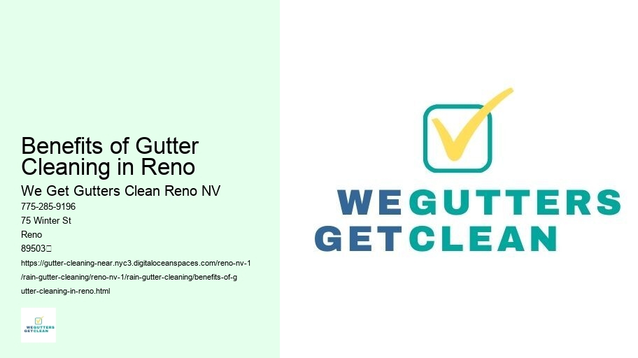 Benefits of Gutter Cleaning in Reno 