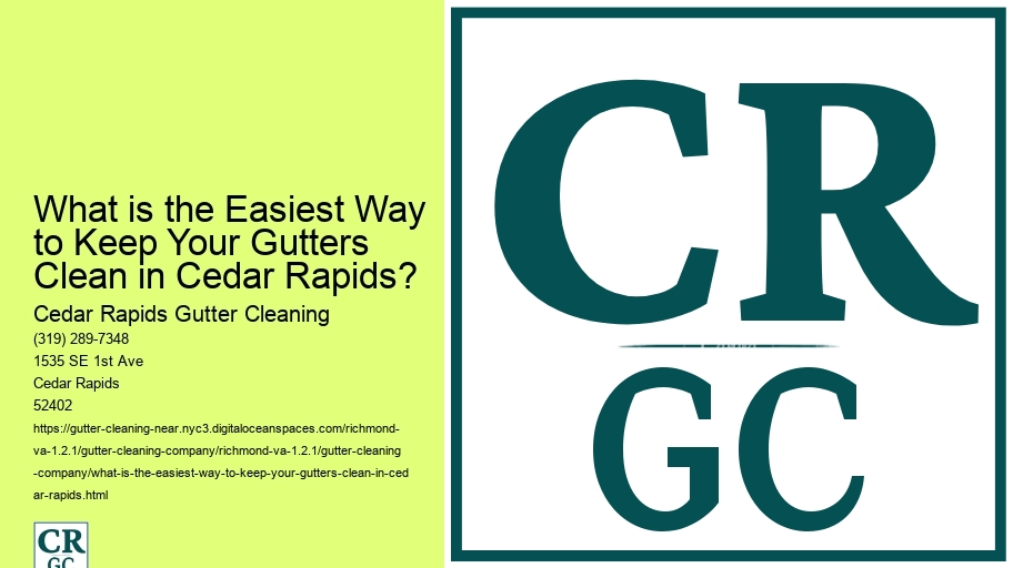 What is the Easiest Way to Keep Your Gutters Clean in Cedar Rapids? 