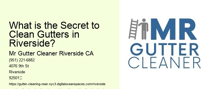 What is the Secret to Clean Gutters in Riverside? 