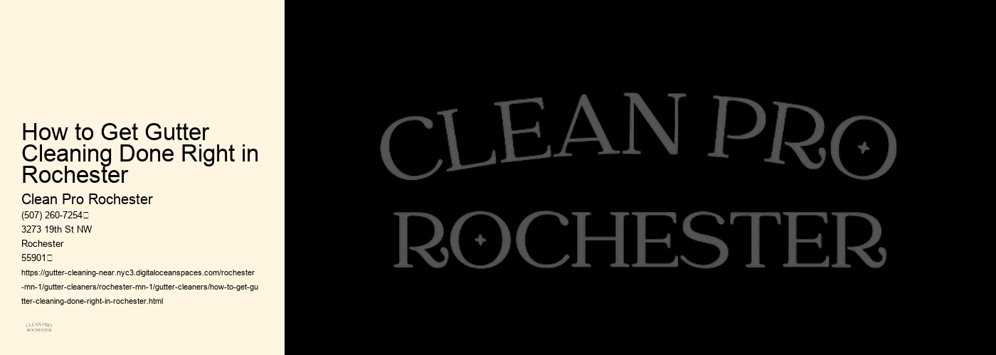 How to Get Gutter Cleaning Done Right in Rochester
