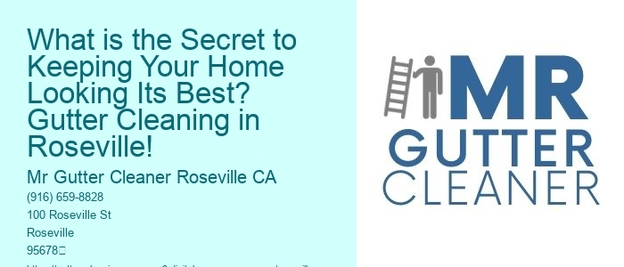 What is the Secret to Keeping Your Home Looking Its Best? Gutter Cleaning in Roseville! 